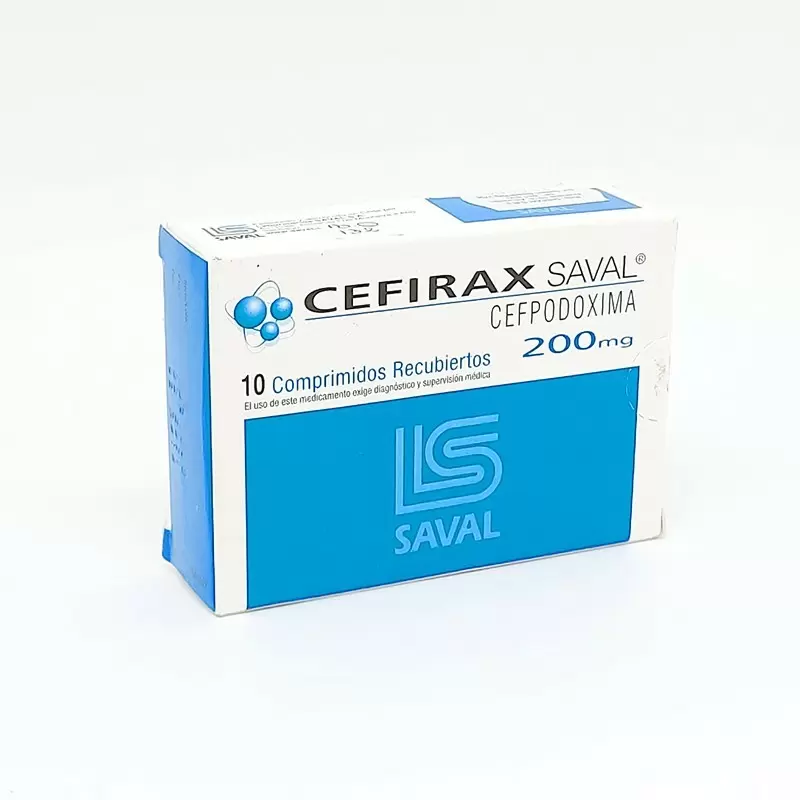 CEFIRAX 200 MG FCO X 10 COMP