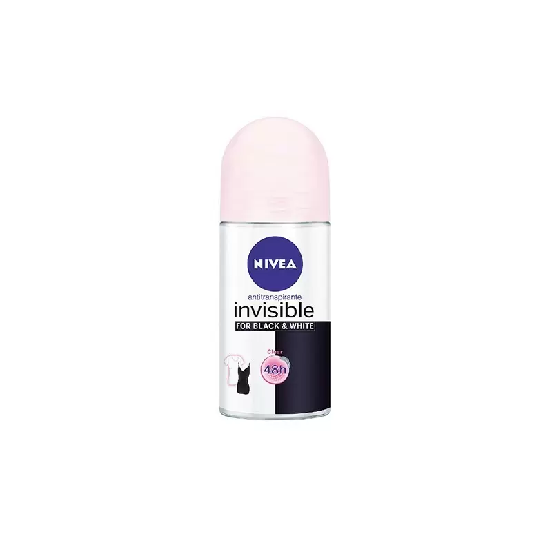  INVISIBLE BLACK & WHITE FEMENINO  ROLL-ON 50 ML