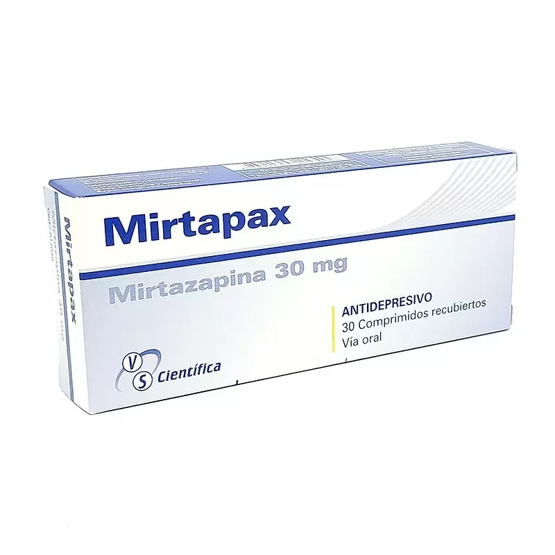 MIRTAPAX 30 MG CAJA X 30 COMP