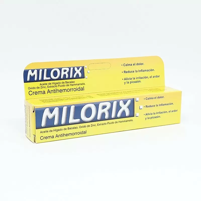 Comprar MILORIX ANTIHEMORROIDAL TUBO X 20 GR Con Descuento de 20% en Farmacia y Perfumería Catedral