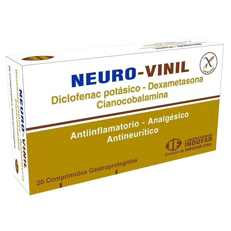 Comprar NEURO-VINIL CAJA X 20 COMP Con Descuento de 20% en Farmacia y Perfumería Catedral