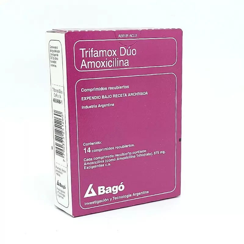 Comprar TRIFAMOX DUO CAJA X 14 COMP Con Descuento de 20% en Farmacia y Perfumería Catedral
