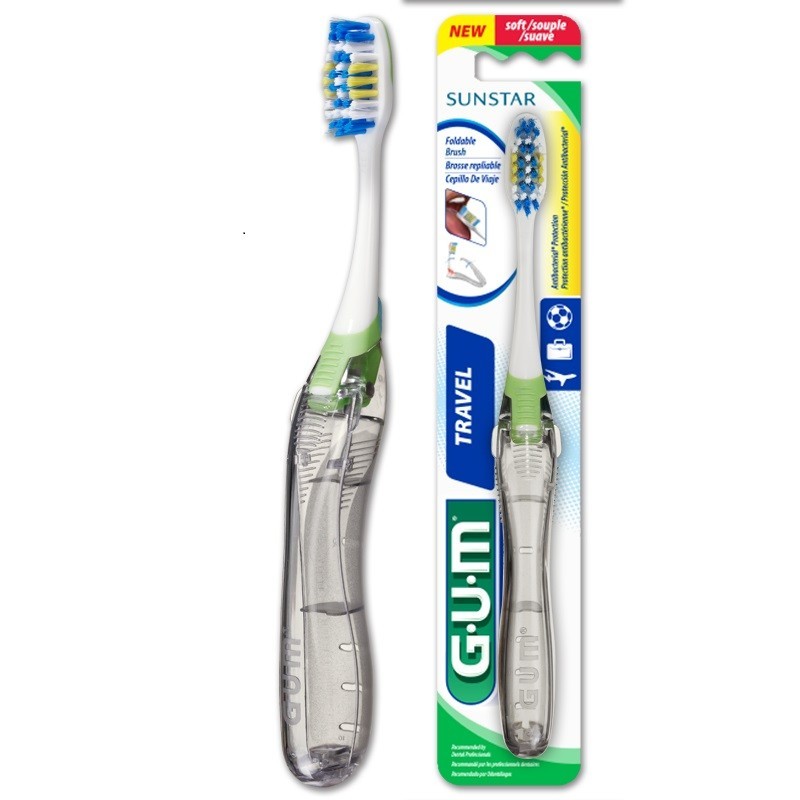 Gum Kit Viaje Cepillo Dental + Hilo Dental + Dentífrico