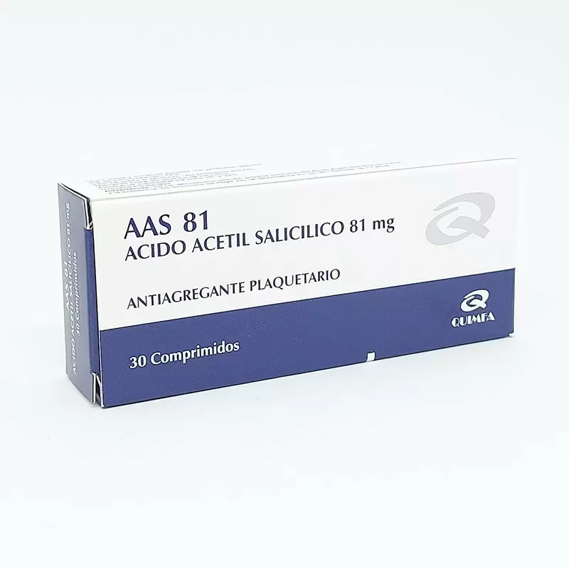 Comprar AAS 81 CAJA X 30 COMP Con Descuento de 20% en Farmacia y Perfumería Catedral