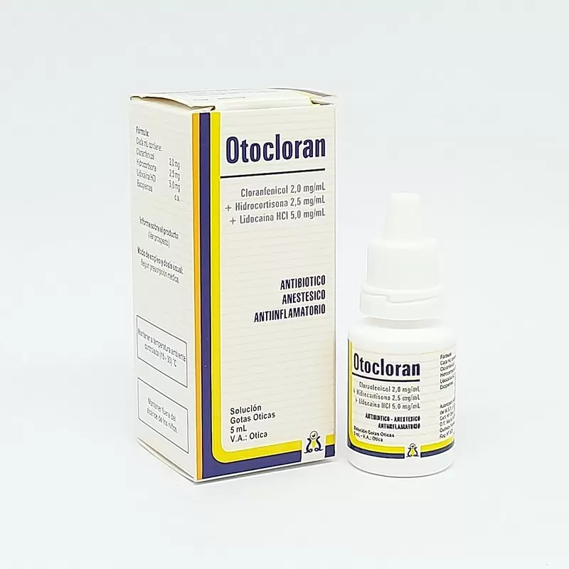  OTOCLORAN GOTAS OTICO FCO X 5 ML