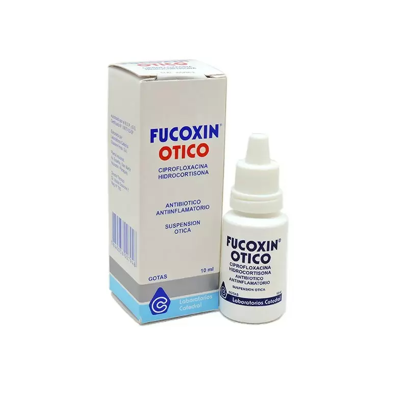 Comprar FUCOXIN OTICO GOTAS FCO X 10 ML Con Descuento de 20% en Farmacia y Perfumería Catedral