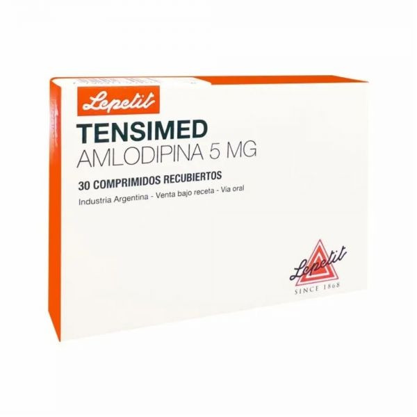  LEPETIT TENSIMED 5MG CAJA X 30 COMPRIMIDOS RECUBIERTOS