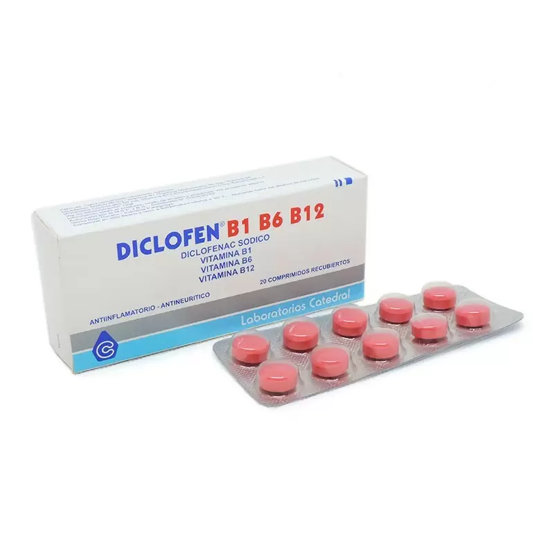 Comprar DICLOFEN B1B6B12 CAJA X 20 COMP Con Descuento de 20% en Farmacia y Perfumería Catedral