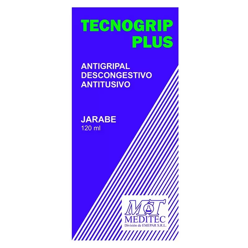 Comprar TECNOGRIP PLUS JARABE FCO X 120 ML Con Descuento de 20% en Farmacia y Perfumería Catedral