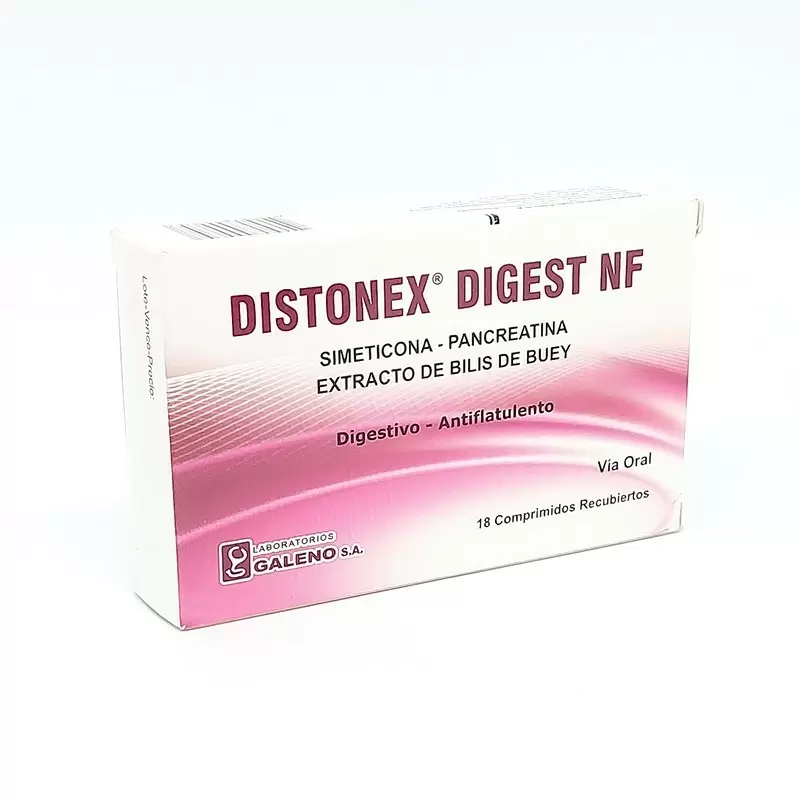DISTONEX DIGEST NF CAJA X 18 COMP