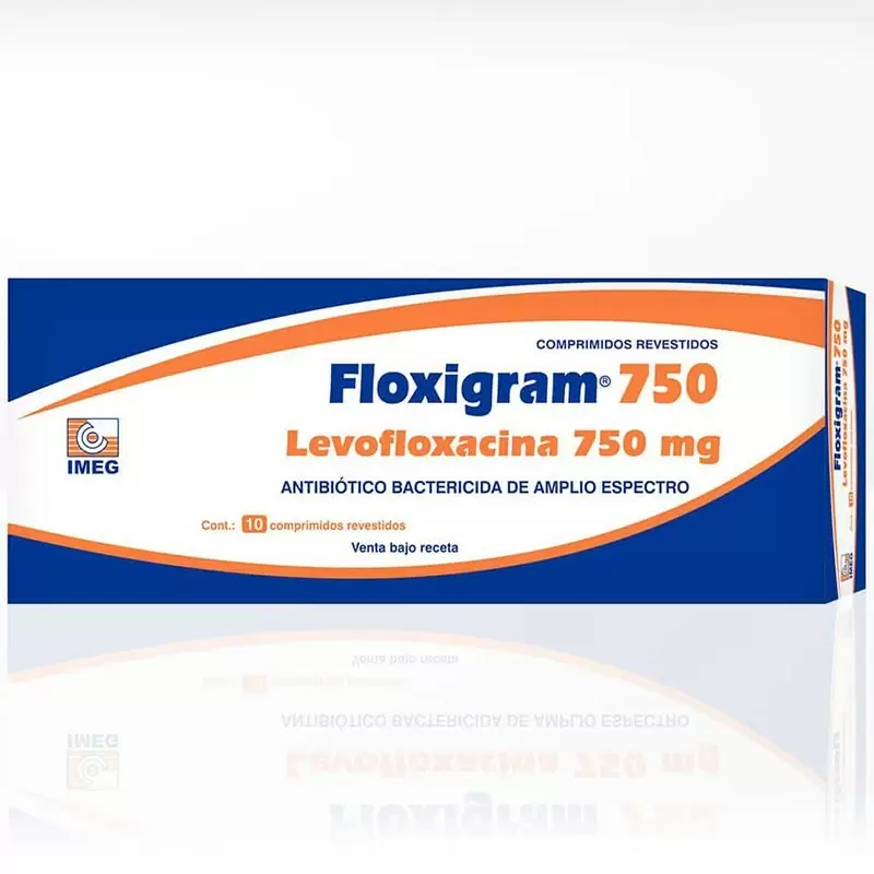 Comprar FLOXIGRAM  750 MG CAJA X 10 COMP REC Con Descuento de 20% en Farmacia y Perfumería Catedral