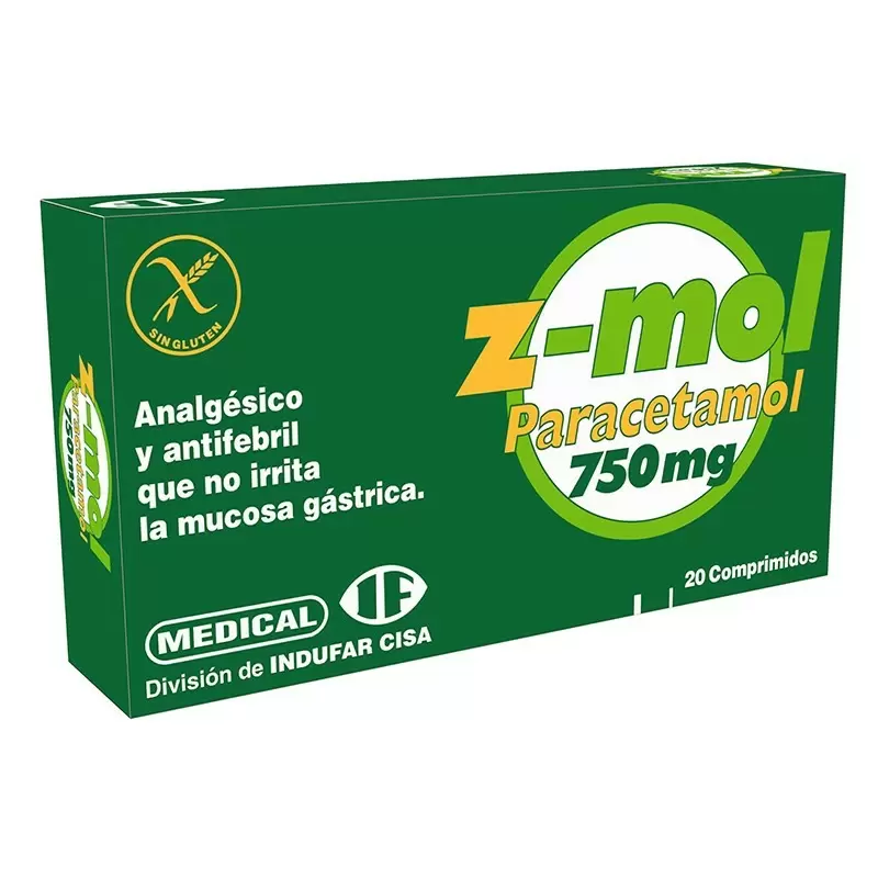 Comprar Z-MOL 750 MILIGRAMOS CAJA X 20 COMP Con Descuento de 20% en Farmacia y Perfumería Catedral