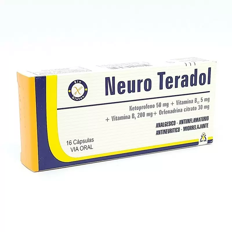  NEURO-TERADOL CAJA X 16 COMP