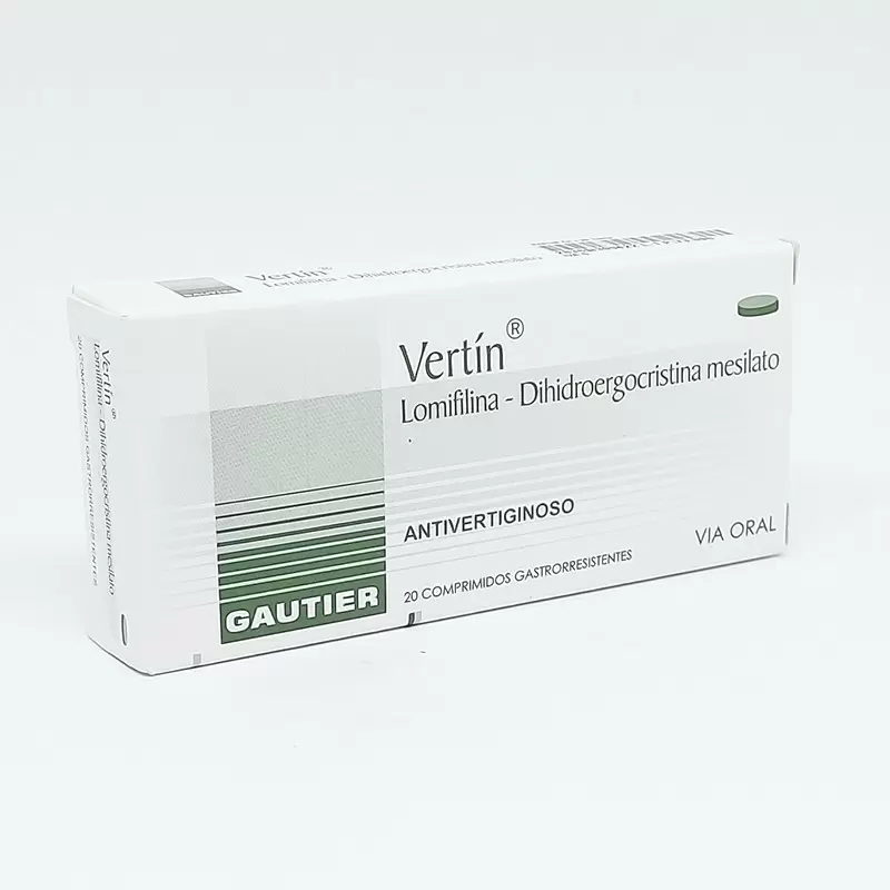 Comprar VERTIN CAJA X 20 COMP Con Descuento de 20% en Farmacia y Perfumería Catedral