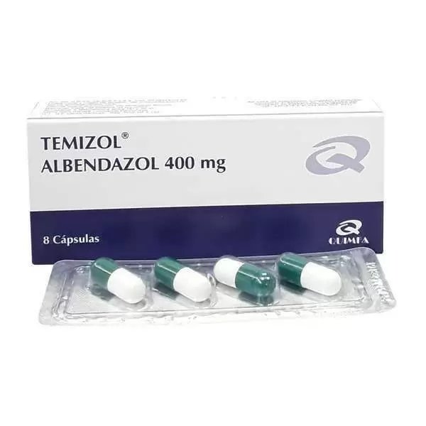 Comprar TEMIZOL CAJA X 8 COMP Con Descuento de 20% en Farmacia y Perfumería Catedral
