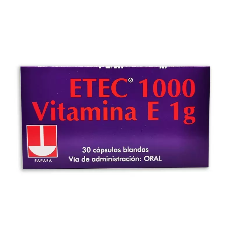 Comprar ETEC 1000 CAJA X 30 COMP Con Descuento de 20% en Farmacia y Perfumería Catedral
