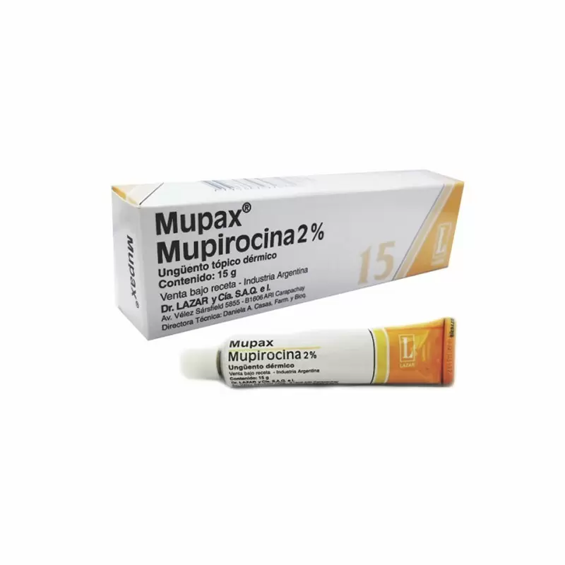 Comprar MUPAX UNGUENTO TOPICO TUBO X 15 GR Con Descuento de 20% en Farmacia y Perfumería Catedral