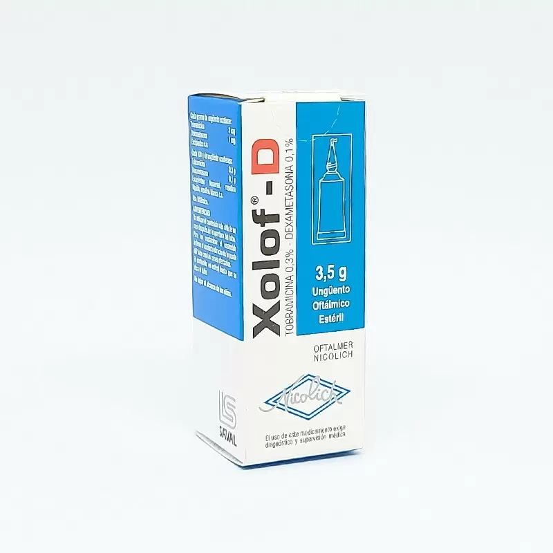 Comprar XOLOF-D UNGUENTO OFTALMICA CAJA X 3,5 GR Con Descuento de 20% en Farmacia y Perfumería Catedral