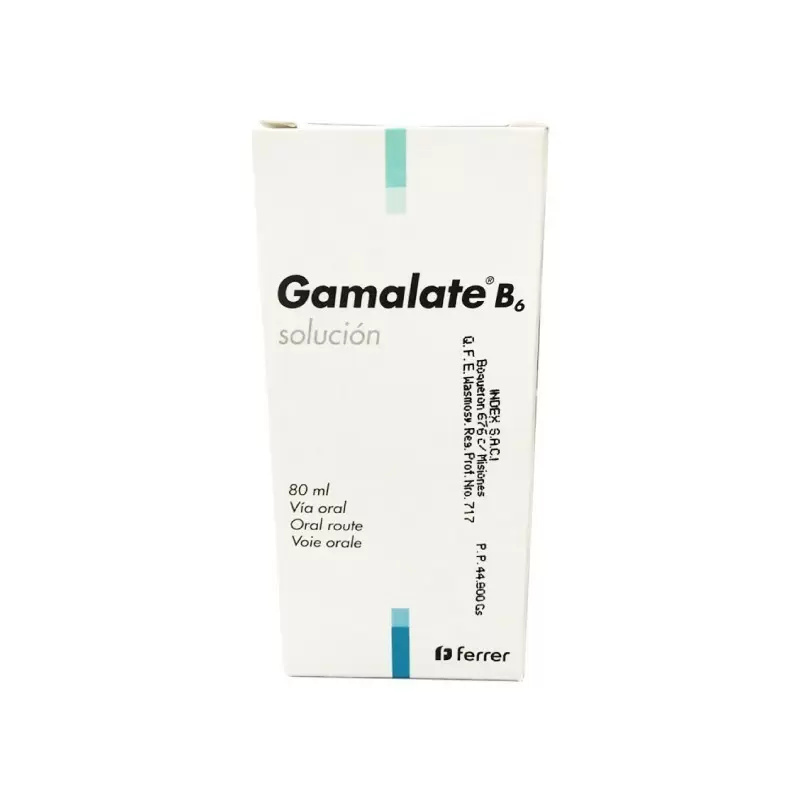  GAMALATE B6 SOLUCION FCO X 80 ML