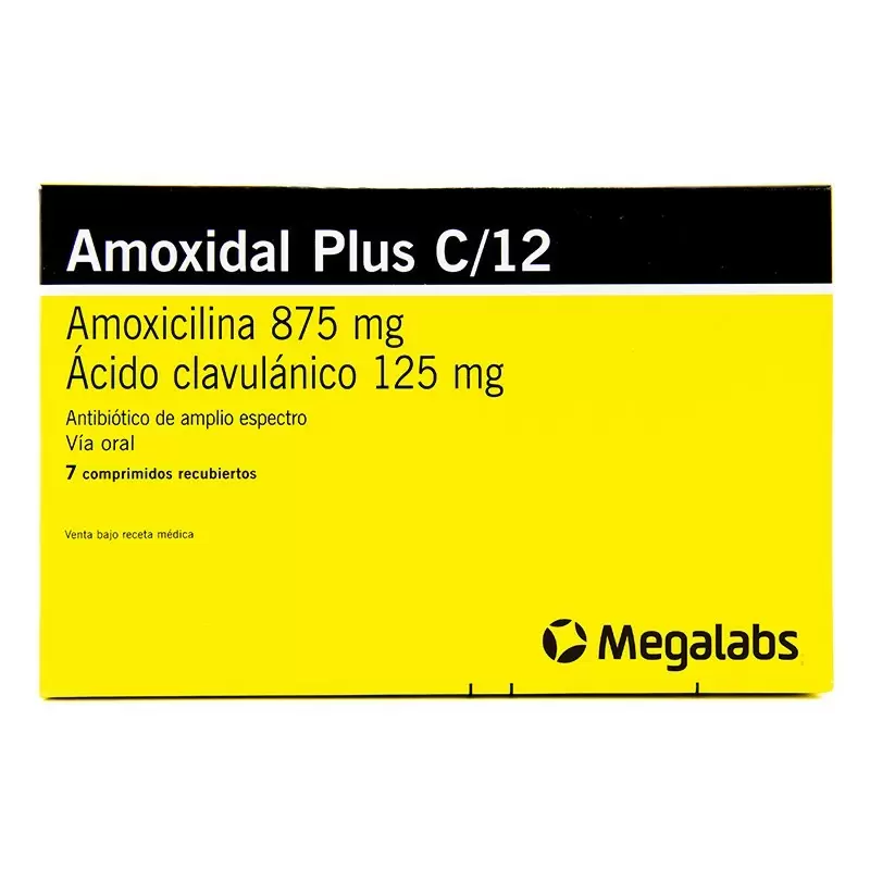  AMOXIDAL PLUS C/12 CAJA X 7 COMP