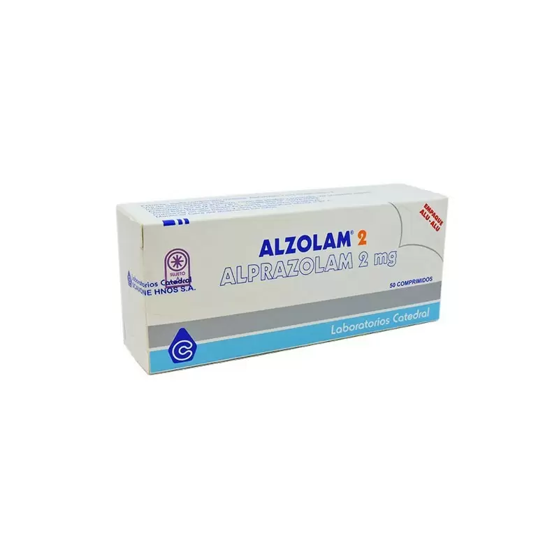 Comprar ALZOLAM 2 MG CAJA X 50 COMP REC Con Descuento de 30% en Farmacia y Perfumería Catedral