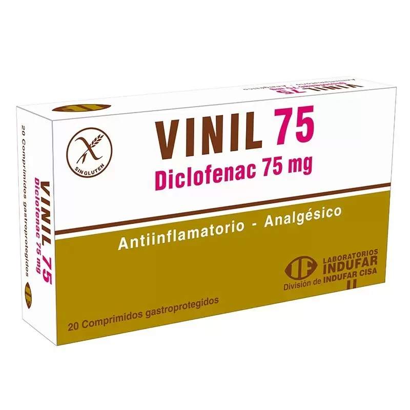 Comprar VINIL 75 MILIGRAMOS CAJA X 20 COMP Con Descuento de 20% en Farmacia y Perfumería Catedral