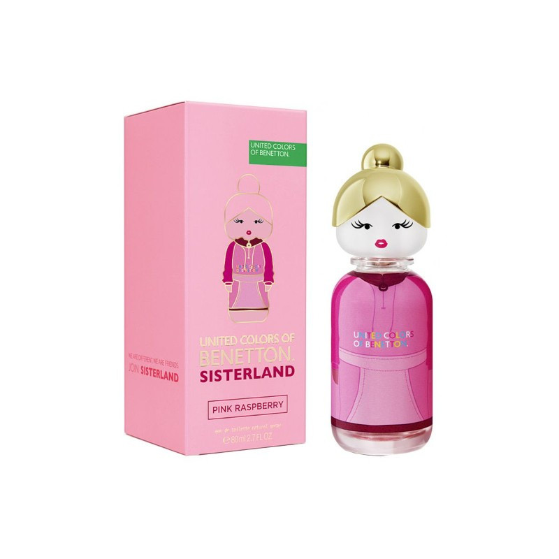  BENETTON 8756 SISTERLANPINK RSPBRRY EDT Fco x 80 ML