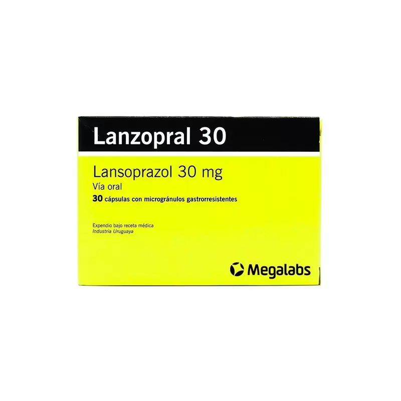  LANZOPRAL 30 MG CAJA X 30 CAPS