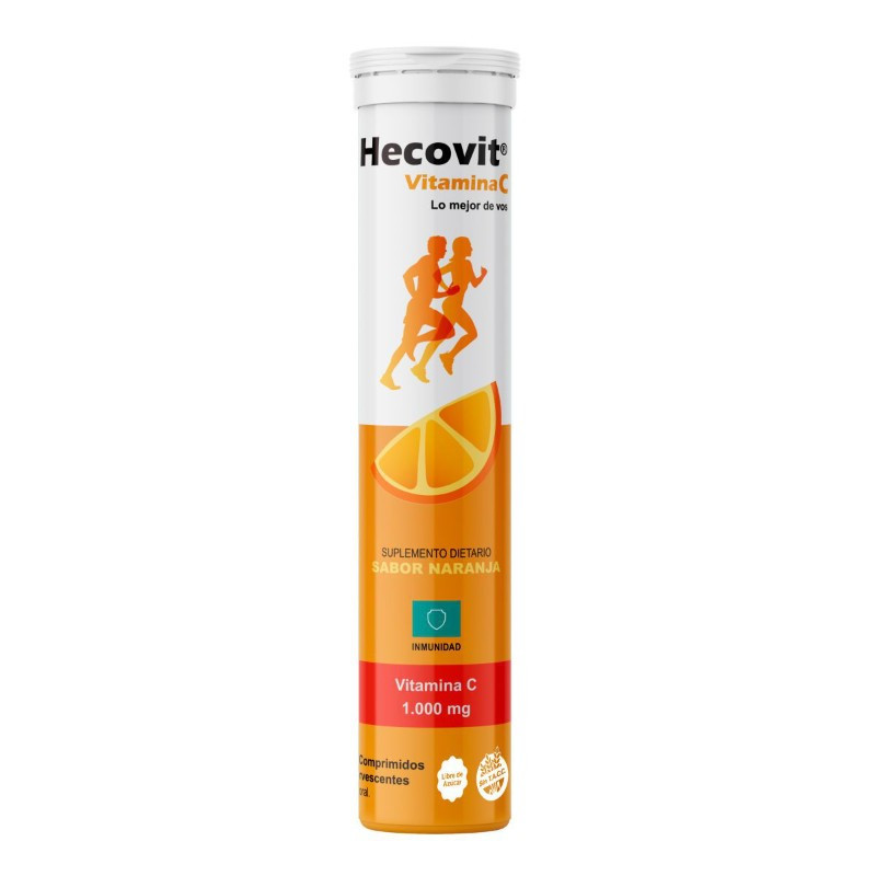  HECOVIT VITAMINA C 1000 MG TUBO X 20 UNID