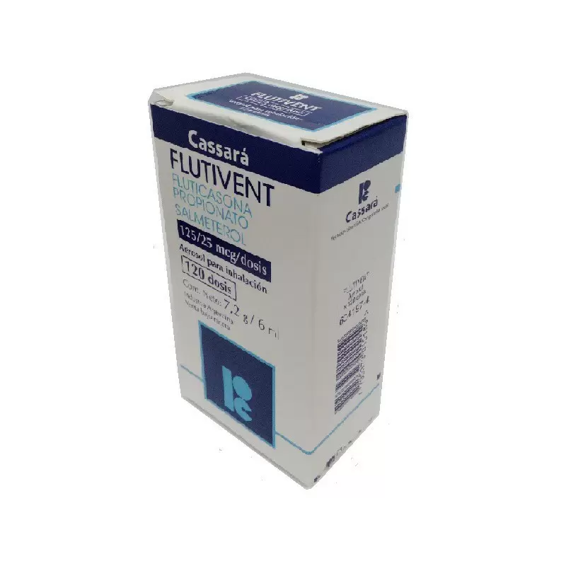 Comprar FLUTIVENT 125/25MCG INHAL. CAJA X 120 DOSIS Con Descuento de 20% en Farmacia y Perfumería Catedral
