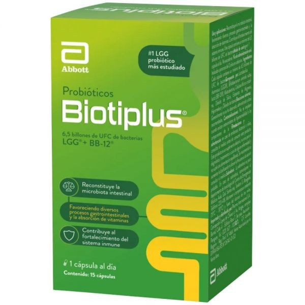  BIOTIPLUS PROBIOTICOS CAJA X 15 CAPSULAS