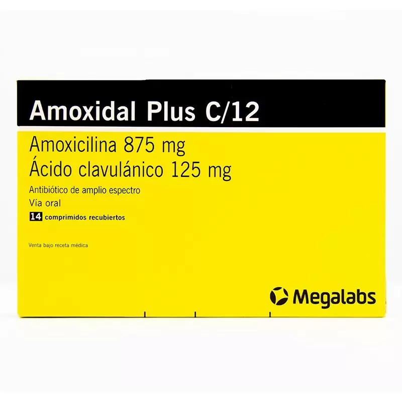 AMOXIDAL PLUS C/12 CAJA X 14 COMP