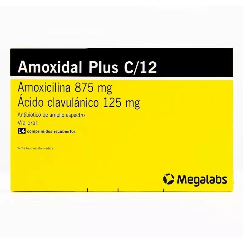  AMOXIDAL PLUS C/12 CAJA X 14 COMP