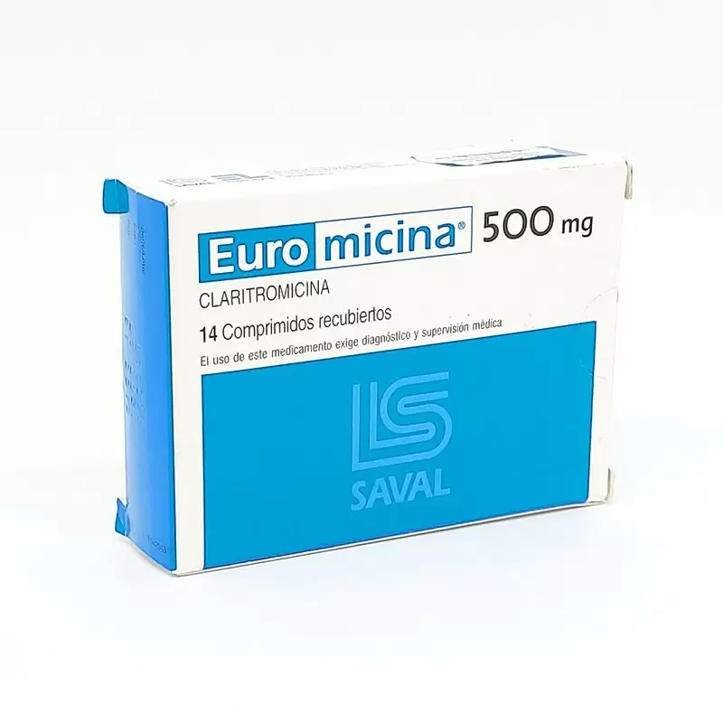 Comprar EUROMICINA 500 MG. CAJA X 14 COMP Con Descuento de 20% en Farmacia y Perfumería Catedral
