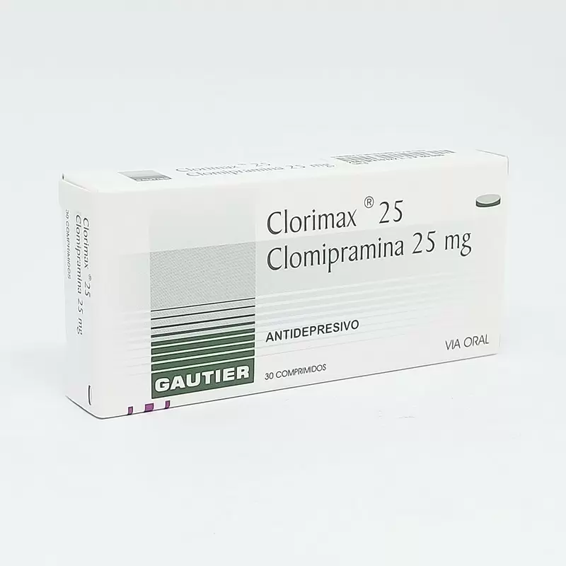 Comprar CLORIMAX 25 MILIGRAMOS CAJA X 30 COMP Con Descuento de 20% en Farmacia y Perfumería Catedral