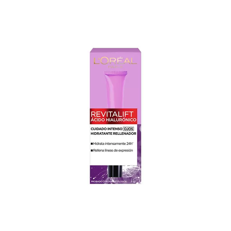  LOREAL REVIT ACIDO HIALUR CRE DE OJOS Unid x 15 ml