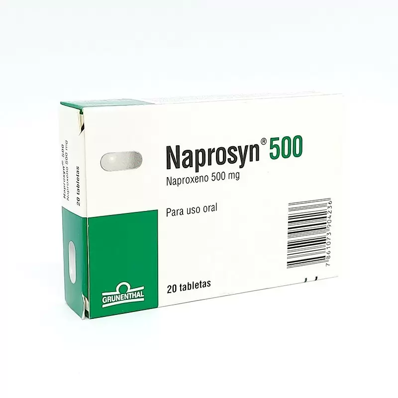 Comprar NAPROSYN 500 MG 901440 CAJA X 20 TABL Con Descuento de 20% en Farmacia y Perfumería Catedral