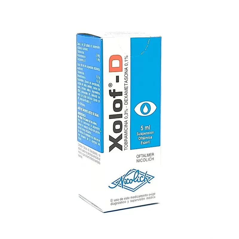 Comprar XOLOF-D COLIRIO CAJA X 5 ML Con Descuento de 20% en Farmacia y Perfumería Catedral