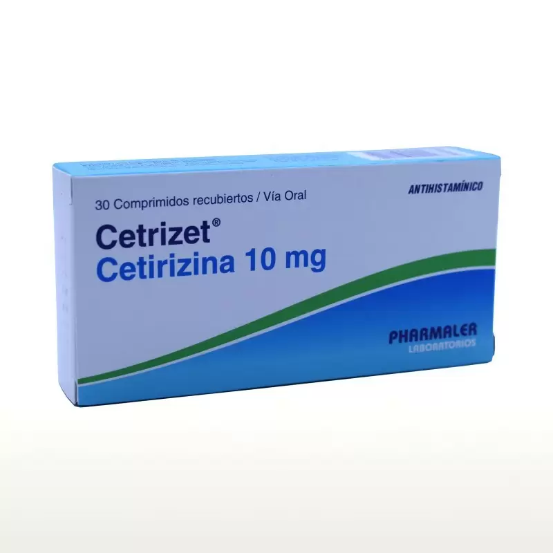 CETRIZET 10 MG CAJA X 30 COMP