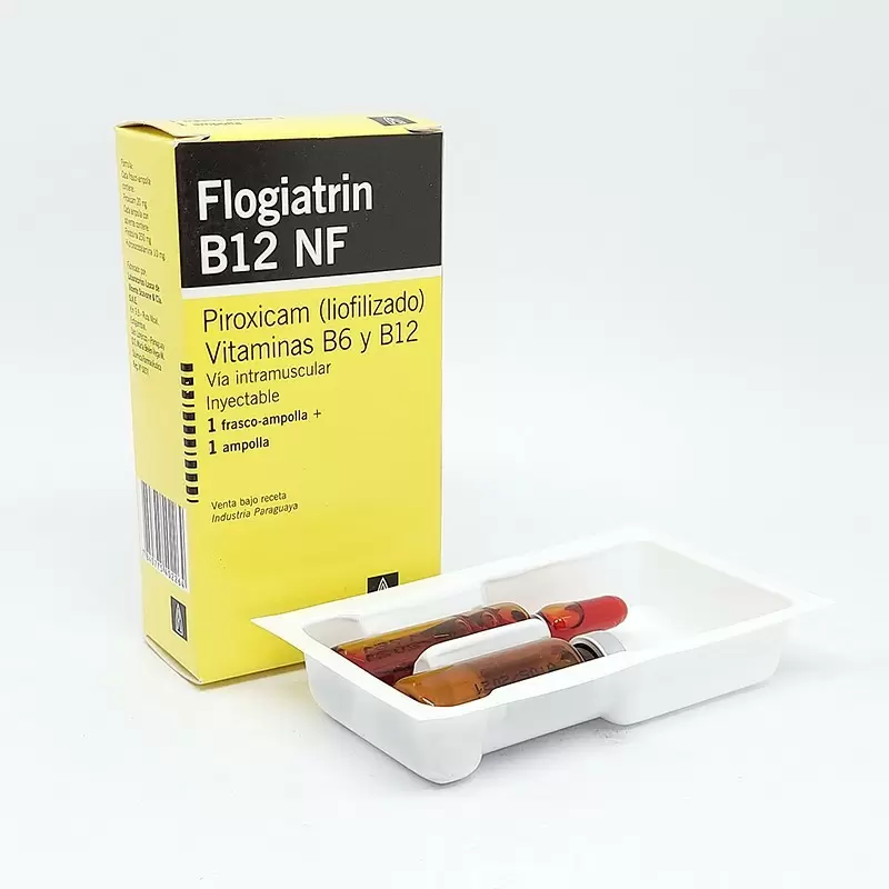 FLOGIATRIN B12 NF POLVO LIOF. CAJA X 1 AMP