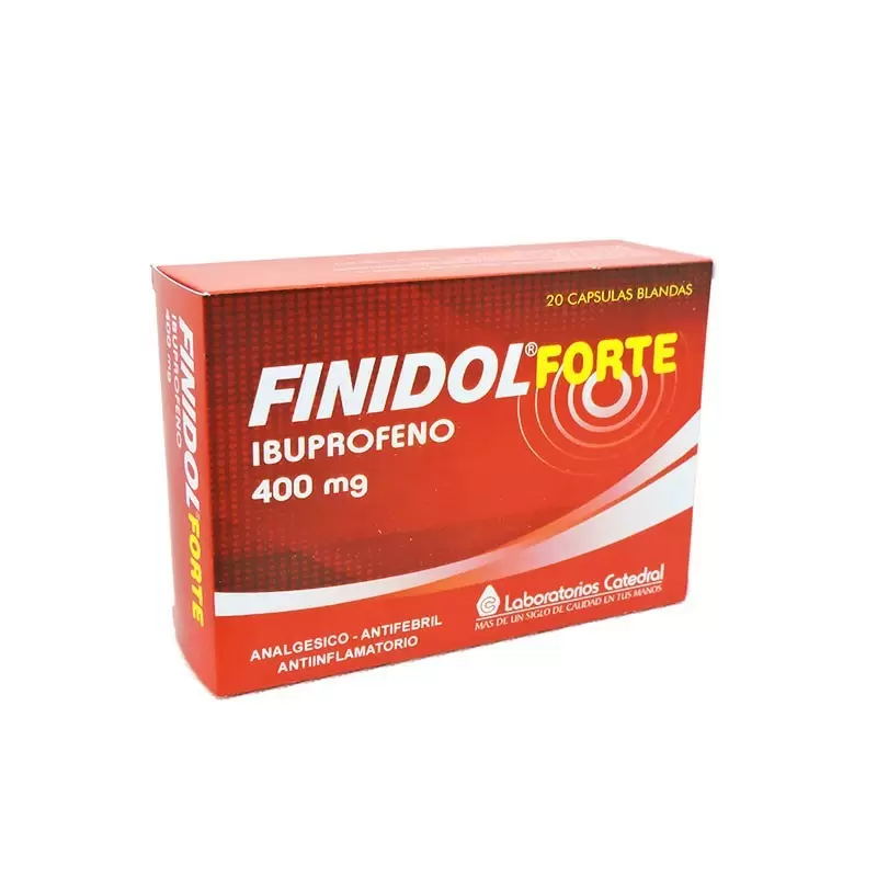Comprar FINIDOL FORTE CAJA X 20 CAPS Con Descuento de 40% en Farmacia y Perfumería Catedral