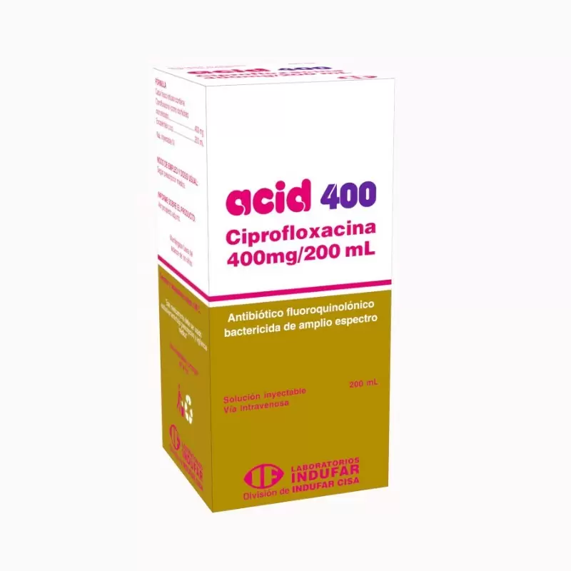 Comprar ACID 400 MG AMPOLLA FCO X 200 ML Con Descuento de 20% en Farmacia y Perfumería Catedral