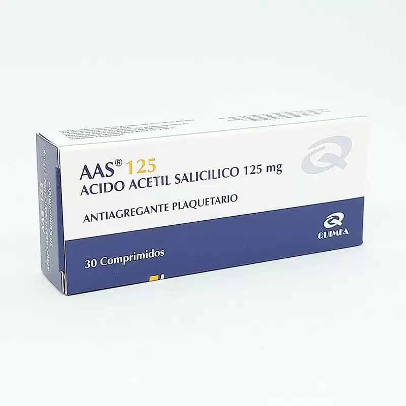 Comprar AAS 125 MG CAJA X 30 COMP Con Descuento de 20% en Farmacia y Perfumería Catedral