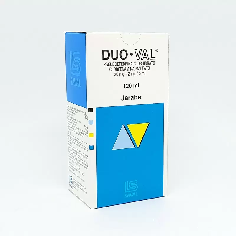 Comprar DUO  VAL JARABE FCO X 120 ML Con Descuento de 20% en Farmacia y Perfumería Catedral