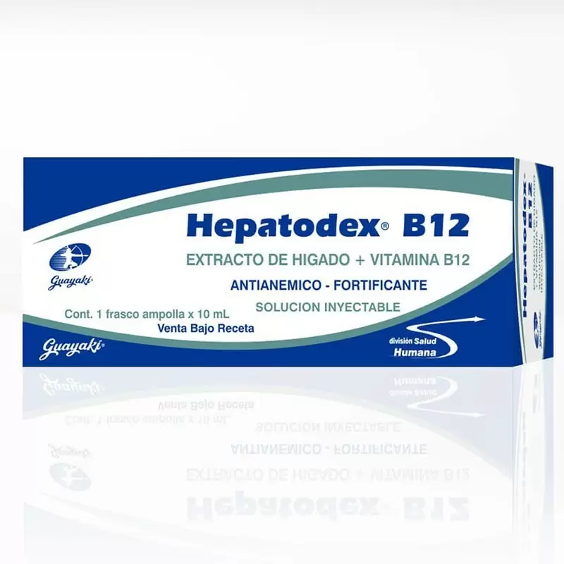 Comprar HEPATODEX B12 AMPOLLA CAJA X 10 ML Con Descuento de 20% en Farmacia y Perfumería Catedral