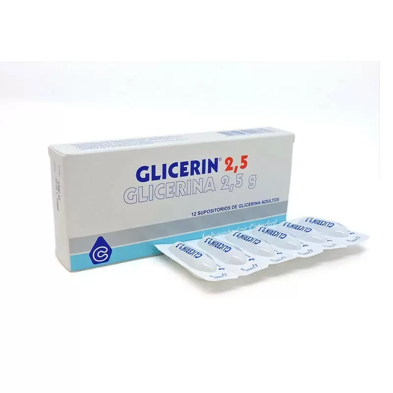 GLICERIN SUPOSITORIO ADULTO CAJA X 12 SUP