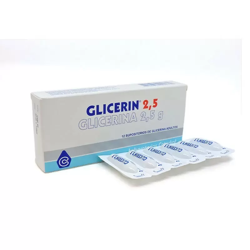  GLICERIN SUPOSITORIO ADULTO CAJA X 12 SUP