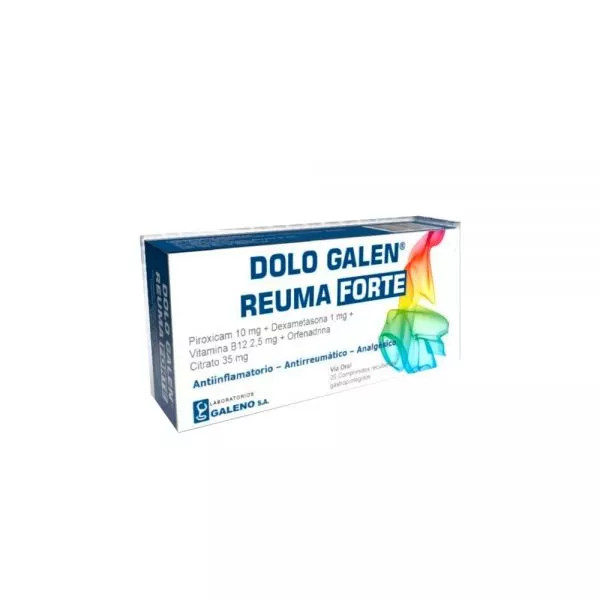  DOLO GALEN REUMA FORTE CAJA X 10 COMPRIMIDOS RECUBIERTOS