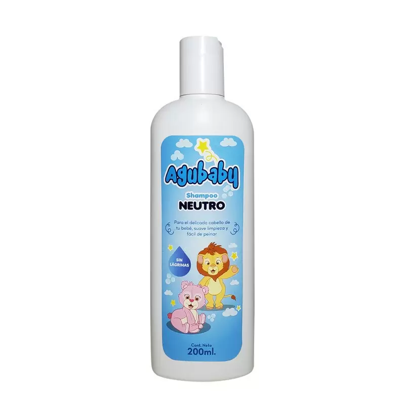  SHAMPOO AGUBABY NEUTRO 200ML-TAPA FLIP TOP