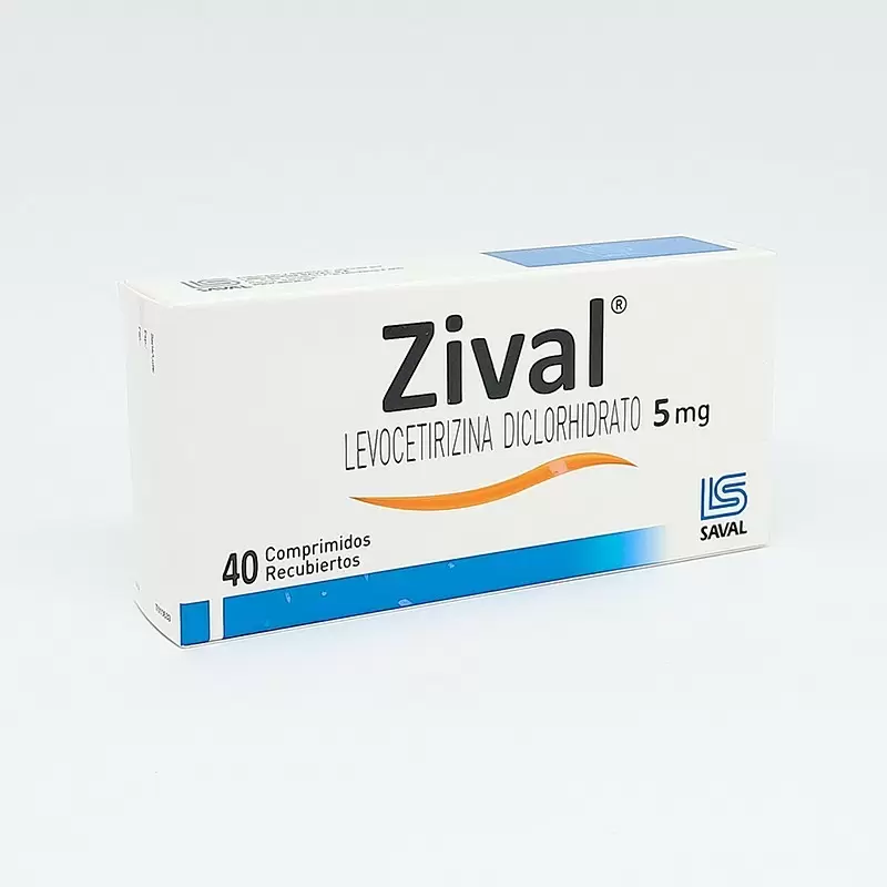 Comprar ZIVAL 5MG CAJA X 40 COMP Con Descuento de 20% en Farmacia y Perfumería Catedral